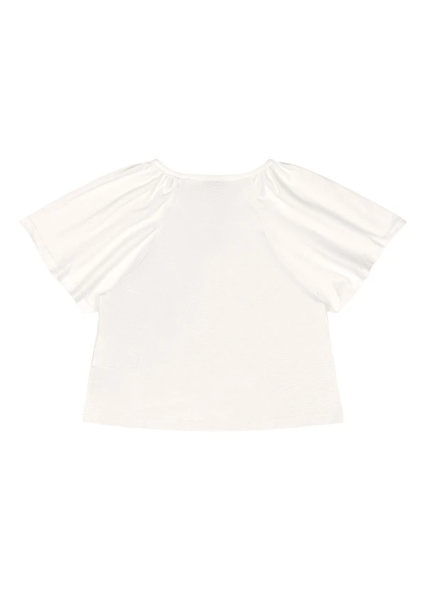 Quimby - Conjunto Blusa Saia Short Branco 4