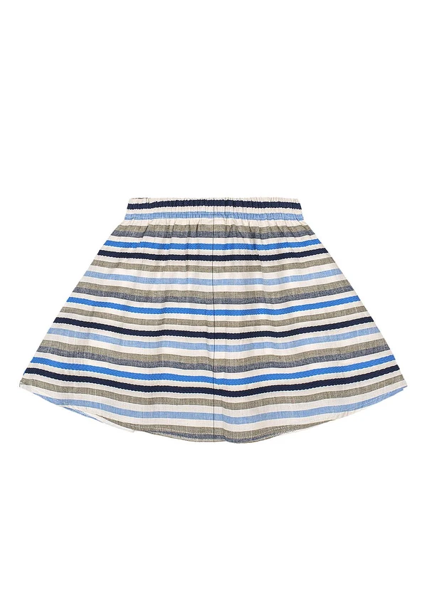 Quimby - Conjunto Blusa Saia Short Branco 6