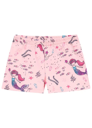 Duduka - Conjunto Blusa Sereia e Short Rotativo Branco - DUDUKA