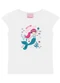 Duduka - Conjunto Blusa Bailarina e Short Saia  Rosa - variação: Branco