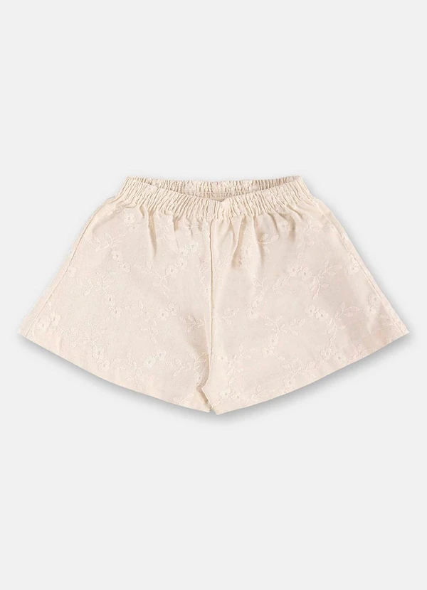 Up Baby - Conjunto Blusa Short Algodão Branco 4