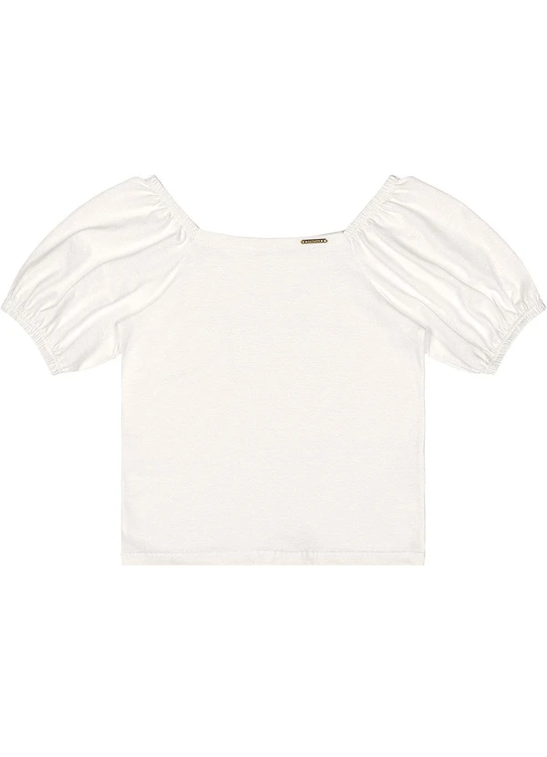 Quimby - Conjunto Blusa Short Cotton Quimby Branco 3