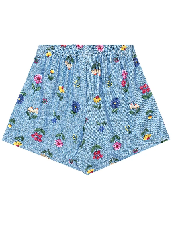 Quimby - Conjunto Blusa Short Cotton Quimby Branco 6