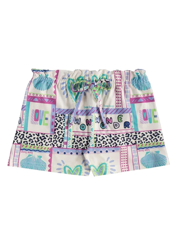 Bee Loop - Conjunto Blusa Short Estampado Roxo 4