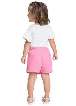 Bee Loop - Conjunto Blusa Short-Saia Branco - BEE LOOP