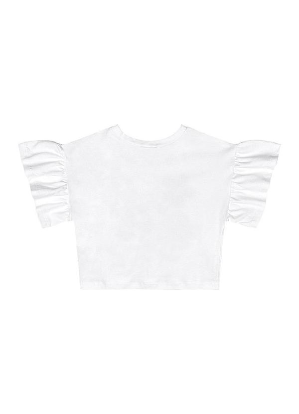 Quimby - Conjunto Blusa Short-Saia Branco 4