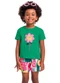 Fakini Kids - Conjunto Blusa/Shorts Verde - variação: Verde