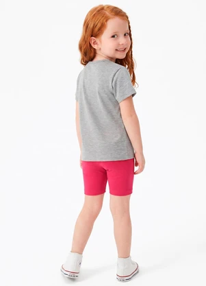 Sweet Lemon - Conjunto Blusa Silk e Ciclista Mescla - SWEET LEMON