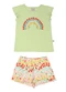 Tink Bink - Conjunto Blusa Silk e Short com Babadinho Verde - variação: Verde