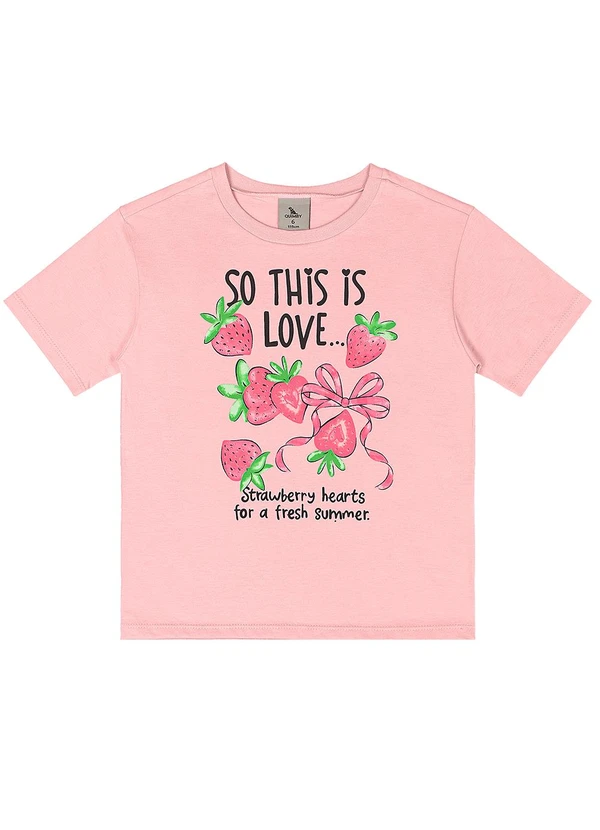 Quimby - Conjunto Blusa Strass Ciclista Rosa 3