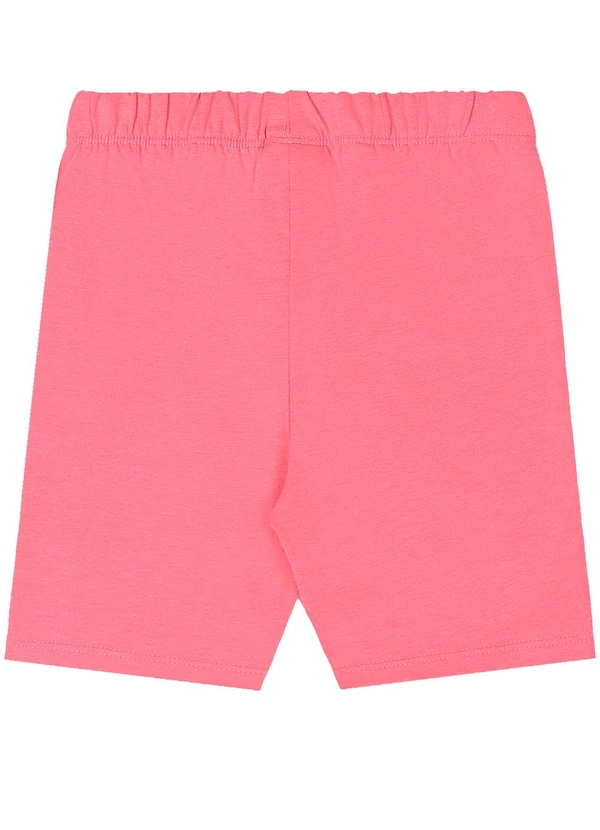 Quimby - Conjunto Blusa Strass Ciclista Rosa 6