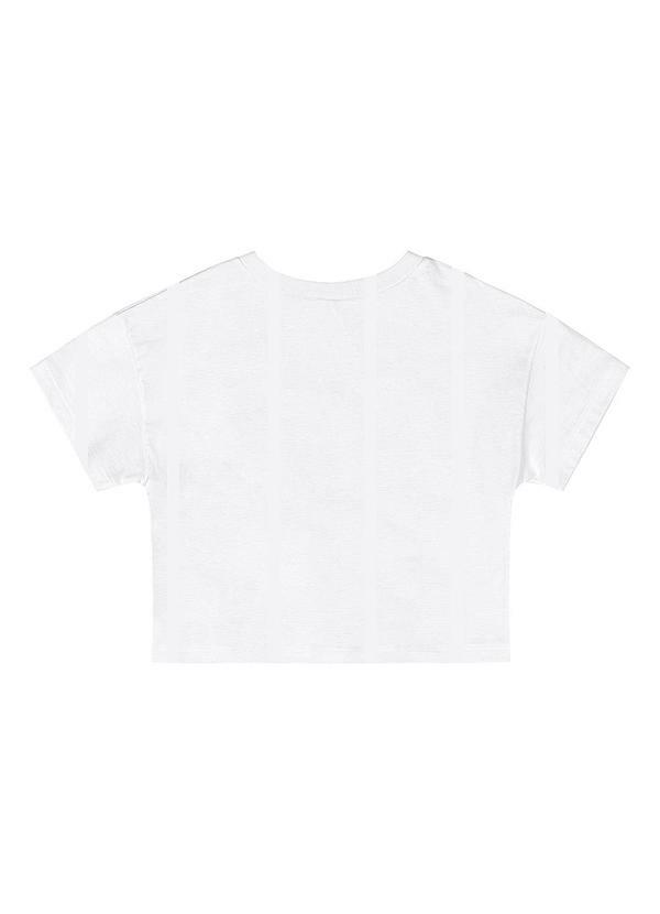 Quimby - Conjunto Blusa Unicórnio Saia Quimby Branco 4