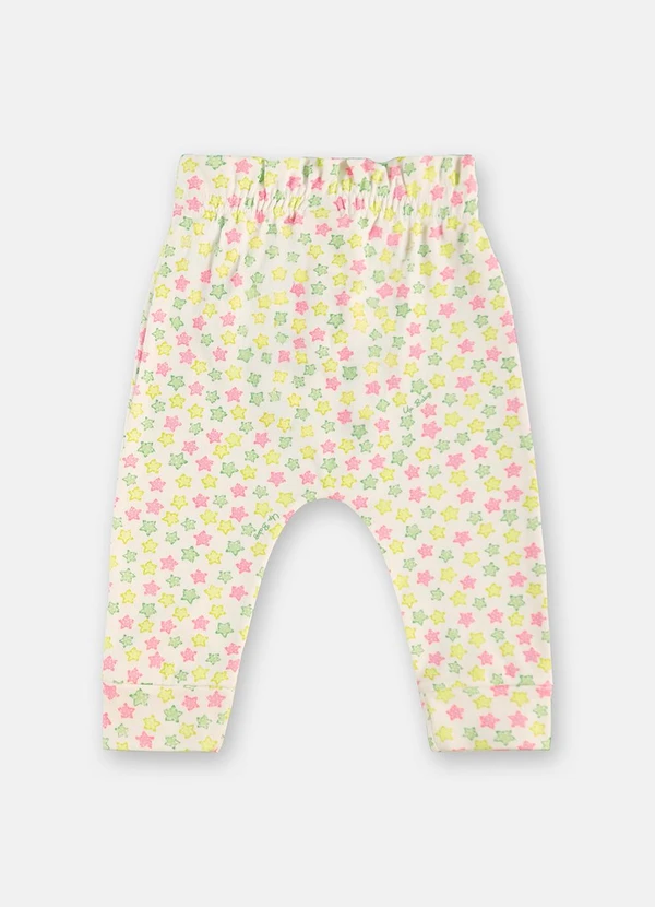 Up Baby - Conjunto Body Calça Bebê Menina Branco 6