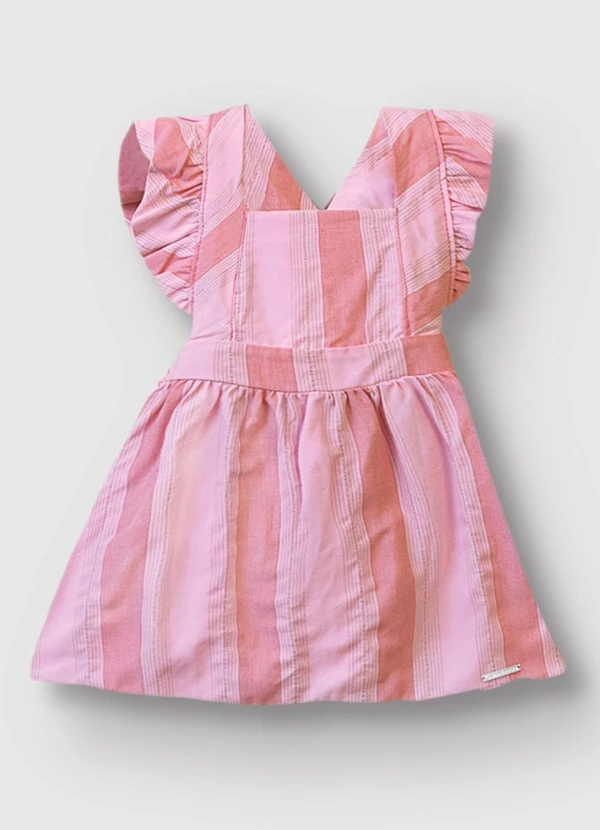 Carinhoso - Conjunto Body com Vestido Menina Rosê 4