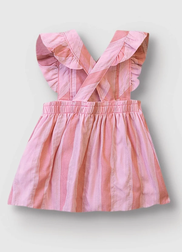 Carinhoso - Conjunto Body com Vestido Menina Rosê 5