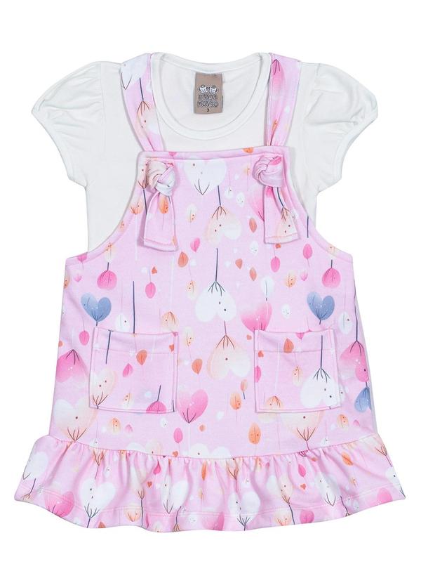 Randa Mundu - Conjunto Body Cotton / Salopete Branco