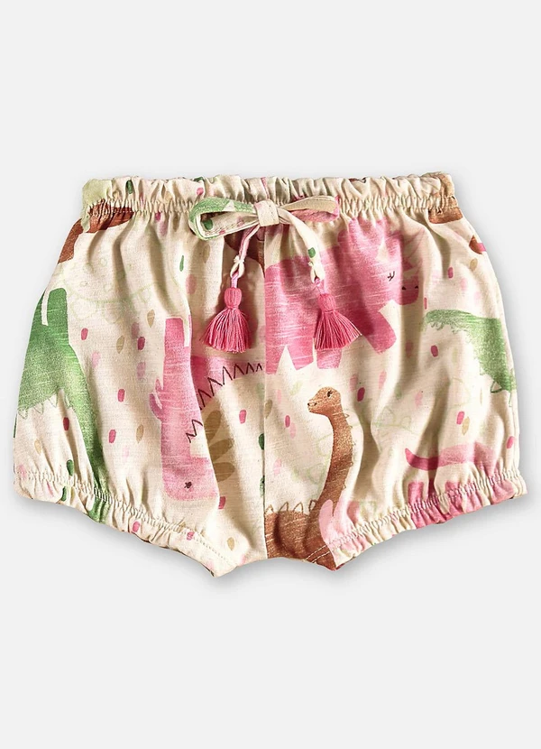 Up Baby - Conjunto Body e Short Bebê Rosa 4