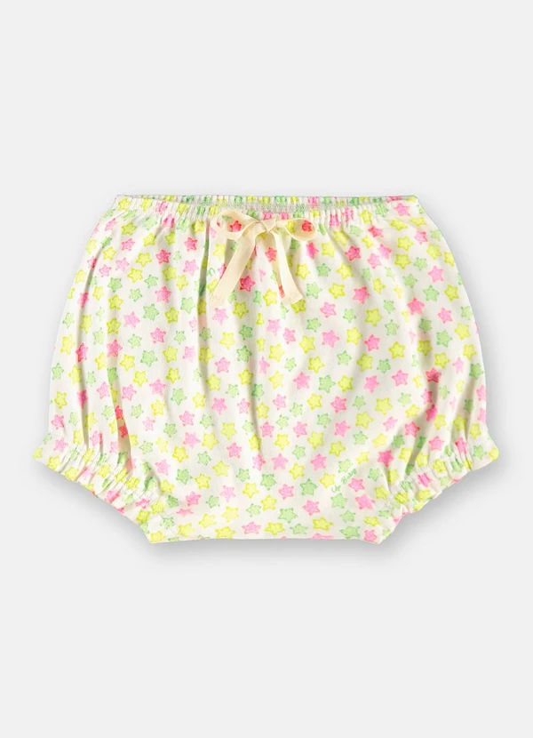 Up Baby - Conjunto Body Short Bebê Menina Branco 4