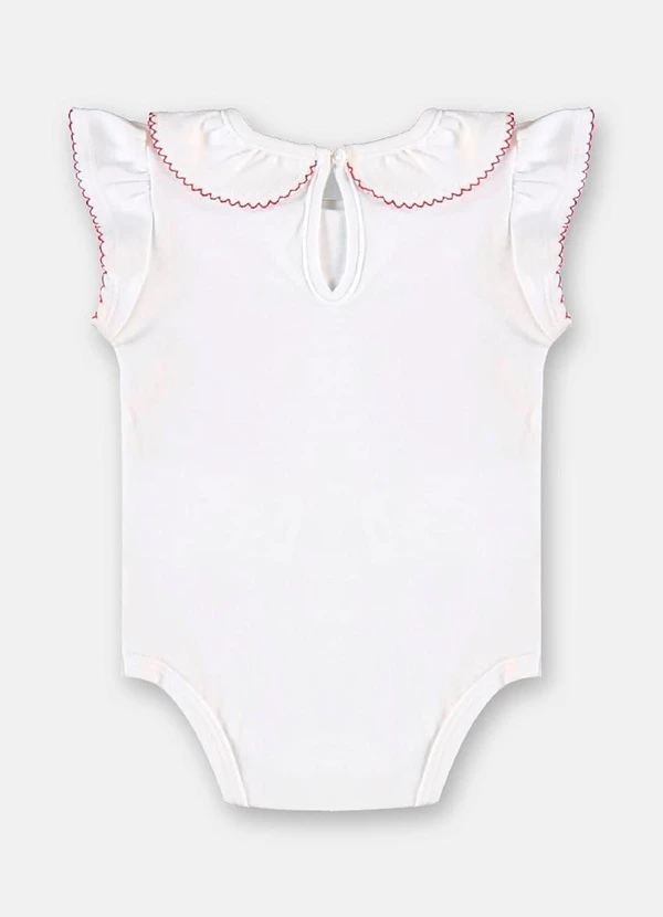 Up Baby - Conjunto Body Short Suedine Branco 5