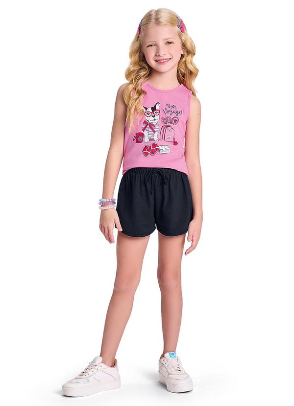 Alenice - Conjunto Bon Voyage Meninas Rosa