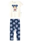 Malwee Kids - Conjunto Bonequinha Floral Verde Água - variação: Off White