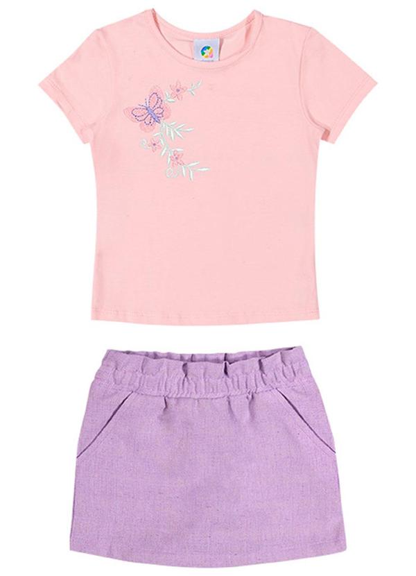 Alenice - Conjunto Borboletas do Verão Menina Rosa 2