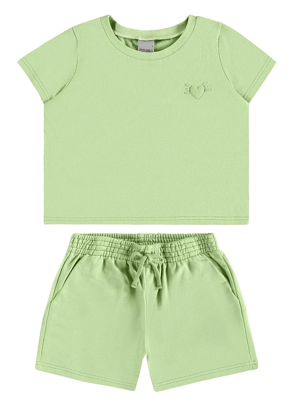 Malwee Kids - Conjunto Box em Moletinho Verde Claro 4