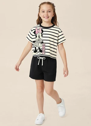 Malwee Kids - Conjunto Box Minnie Mouse Disney® Preto - MALWEE KIDS
