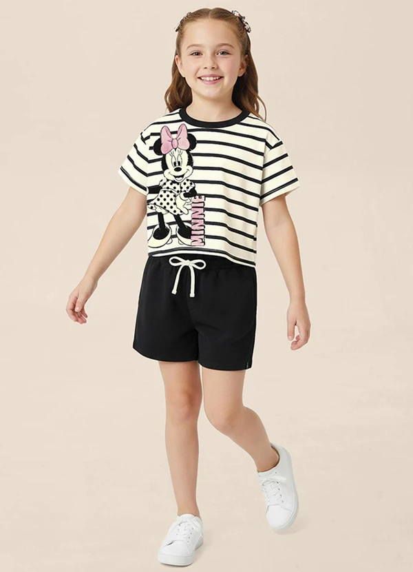 Malwee Kids - Conjunto Box Minnie Mouse Disney® Preto