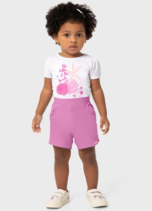 Carinhoso - Conjunto Branco Comfort Menina - CARINHOSO