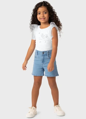Carinhoso - Conjunto Branco Comfort Sea com Tule Menina - CARINHOSO