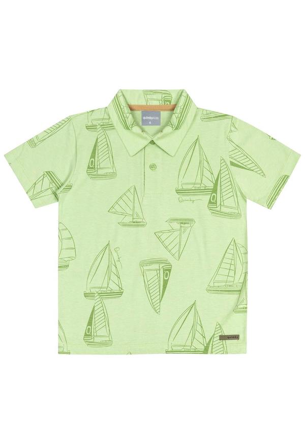 Quimby - Conjunto Camisa Polo e Bermuda Verde 4