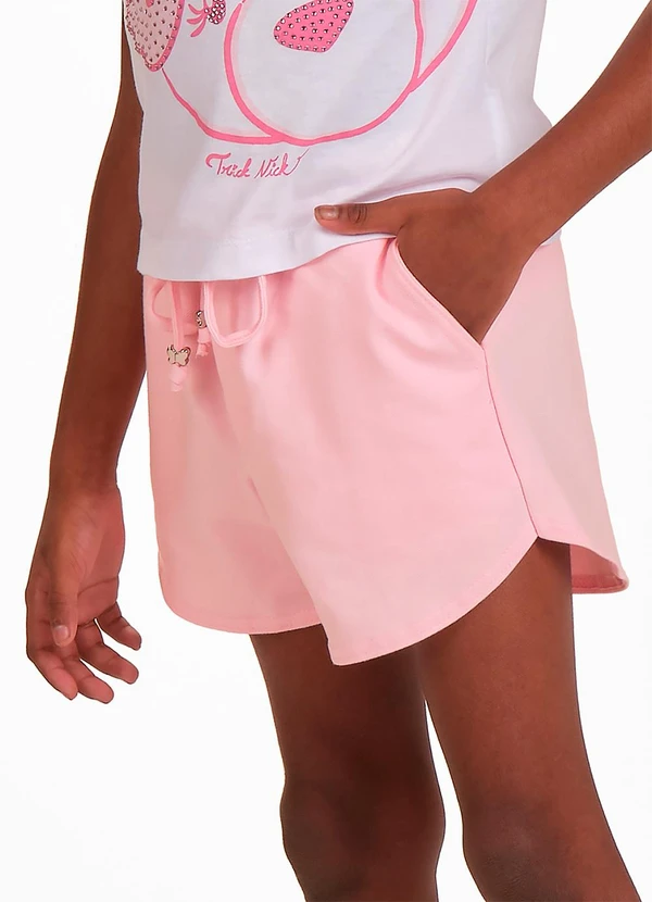 Trick Nick - Conjunto Camiseta com Shorts Branco 5