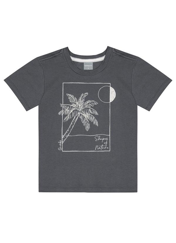 Quimby - Conjunto Camiseta e Bermuda Menino Cinza 3