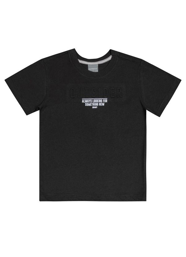 Quimby - Conjunto Camiseta e Bermuda Menino Preto 3