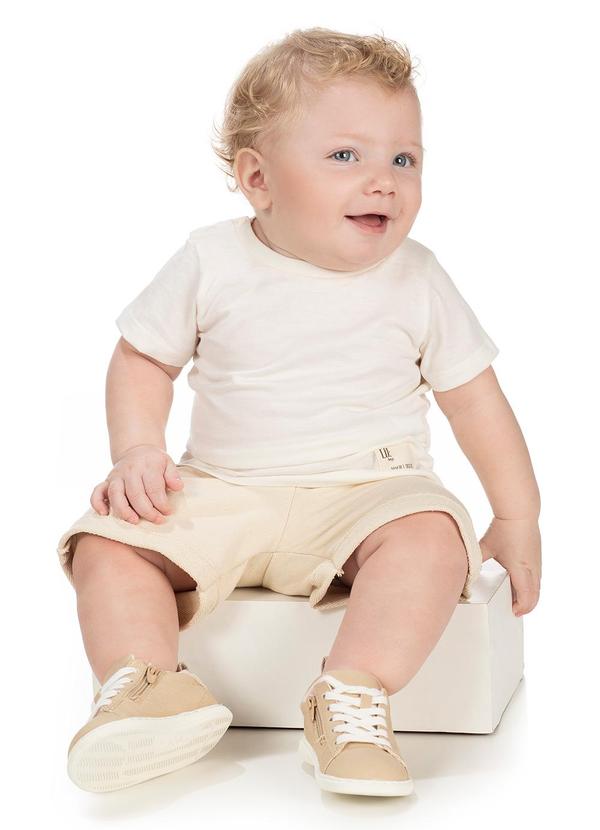 Lik Boys - Conjunto Camiseta e Short Bege