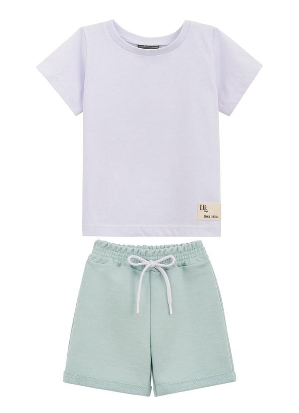 Lik Boys - Conjunto Camiseta e Short Branco