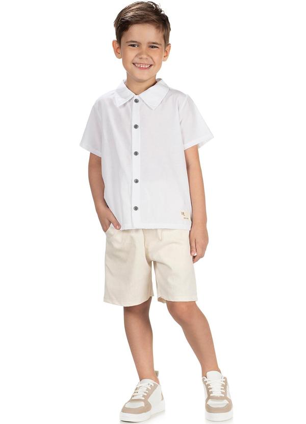 Lik Boys - Conjunto Camiseta e Short Branco
