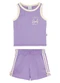 Malwee Kids - Conjunto Canelado Smart Girls Squad Preto - variação: Roxo