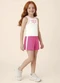 Malwee Kids - Conjunto Canelado Sunny Days Forever Rosa Claro - variação: Off White