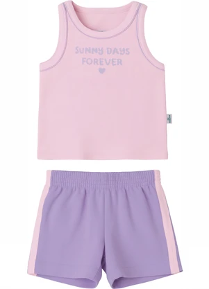 Malwee Kids - Conjunto Canelado Sunny Days Forever Rosa Claro - MALWEE KIDS