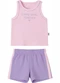 Malwee Kids - Conjunto Canelado Sunny Days Forever Rosa Claro - variação: Rosa Claro