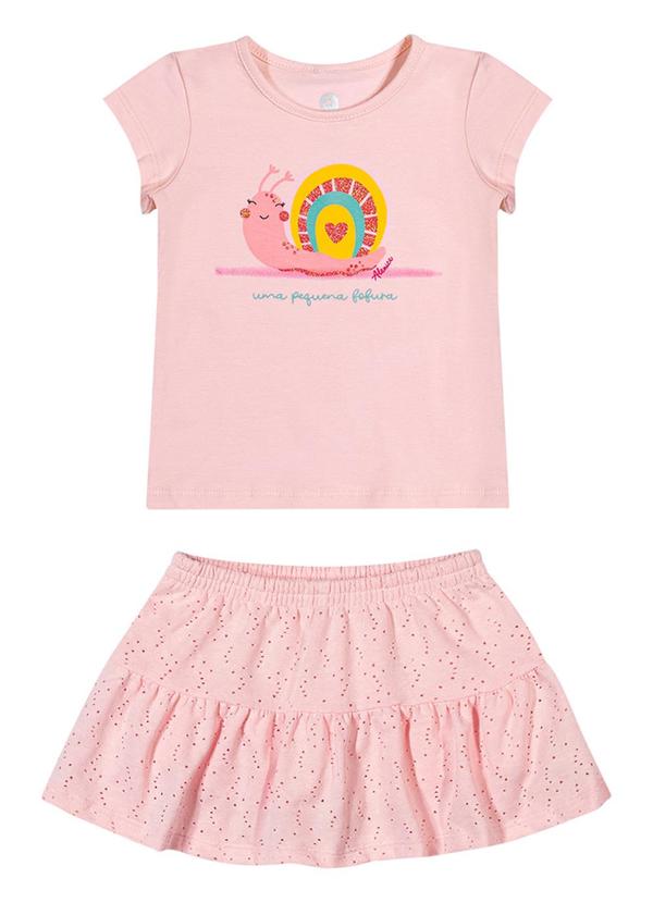 Alenice - Conjunto Caracol Menina Rosa