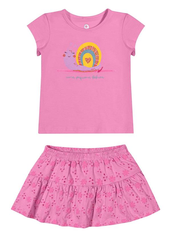 Alenice - Conjunto Caracol Menina Rosa