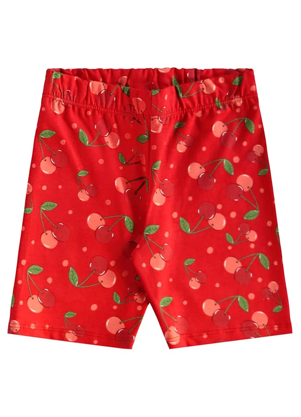 Bee Loop - Conjunto Cerejinhas Blusa e Bermuda Bege 3