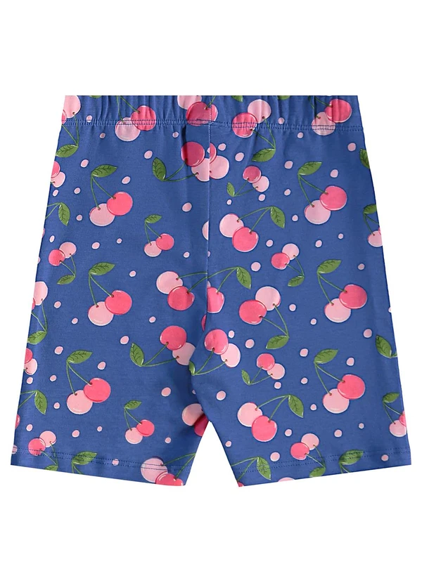 Bee Loop - Conjunto Cerejinhas Blusa e Bermuda Rosa 6