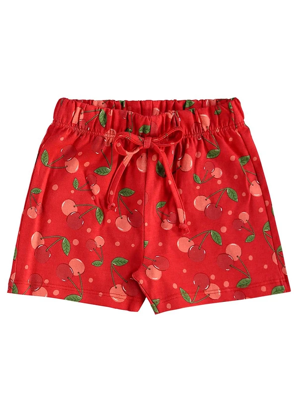 Bee Loop - Conjunto Cerejinhas Blusa e Short Bege 4