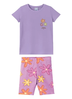 Malwee Kids - Conjunto Choose Kindness em Cotton Lavanda - MALWEE KIDS