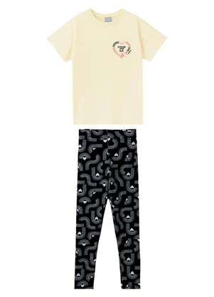 Malwee Kids - Conjunto Choose Your Fun em Puff Off White - MALWEE KIDS