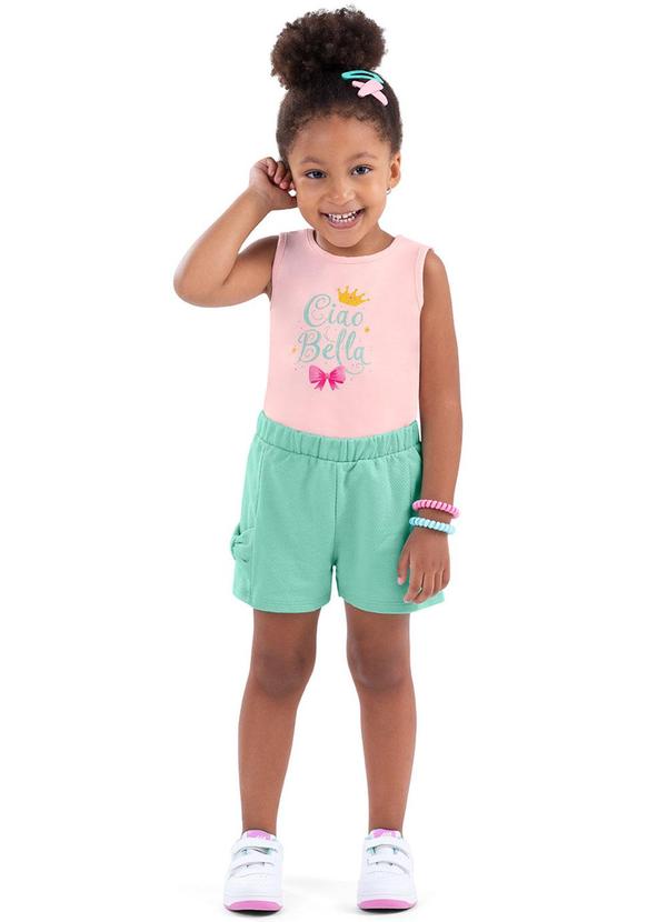 Alenice - Conjunto Ciao Bella Menina Rosa